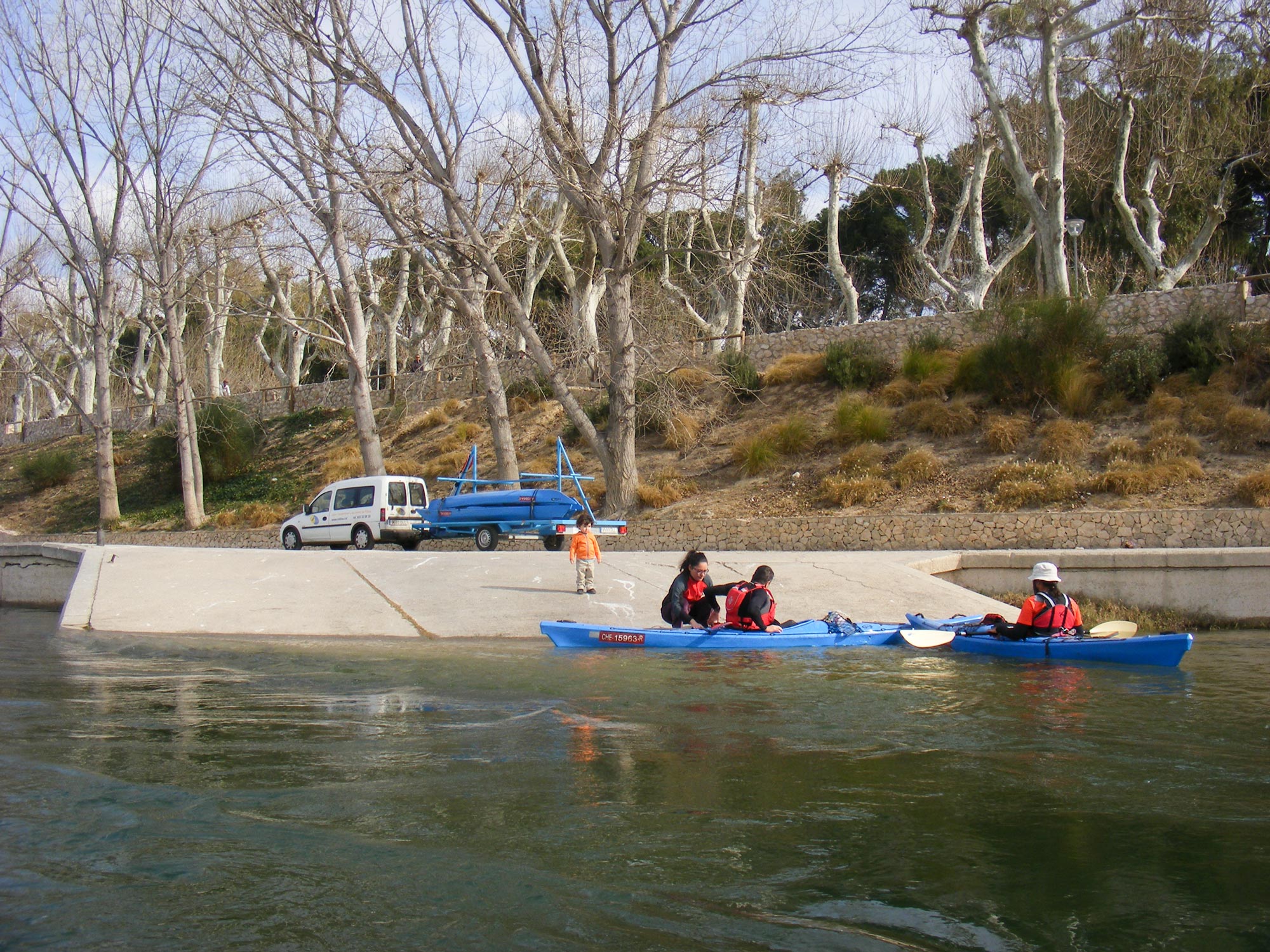 Arribant en piragua a Tortosa