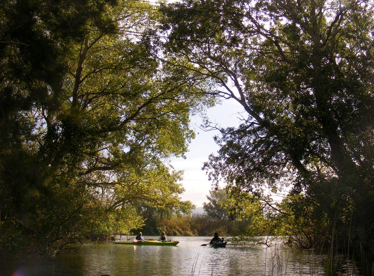 en piragua per l'Ebre